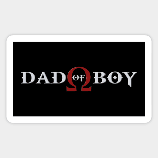 Dad of Boy Omega Sticker